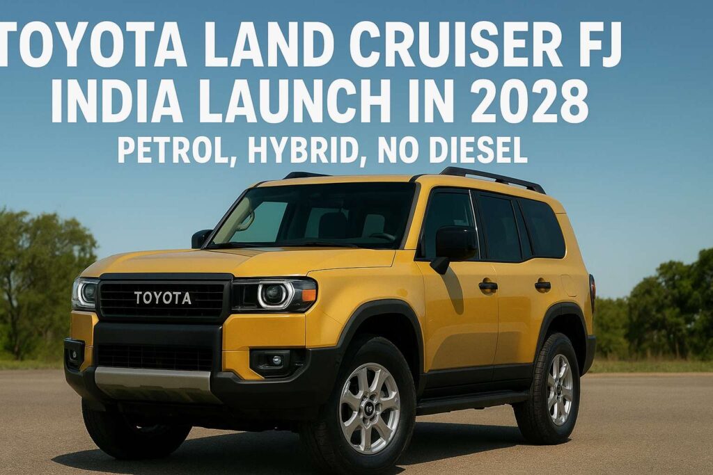 Toyota Land Cruiser FJ India Launch In 2028