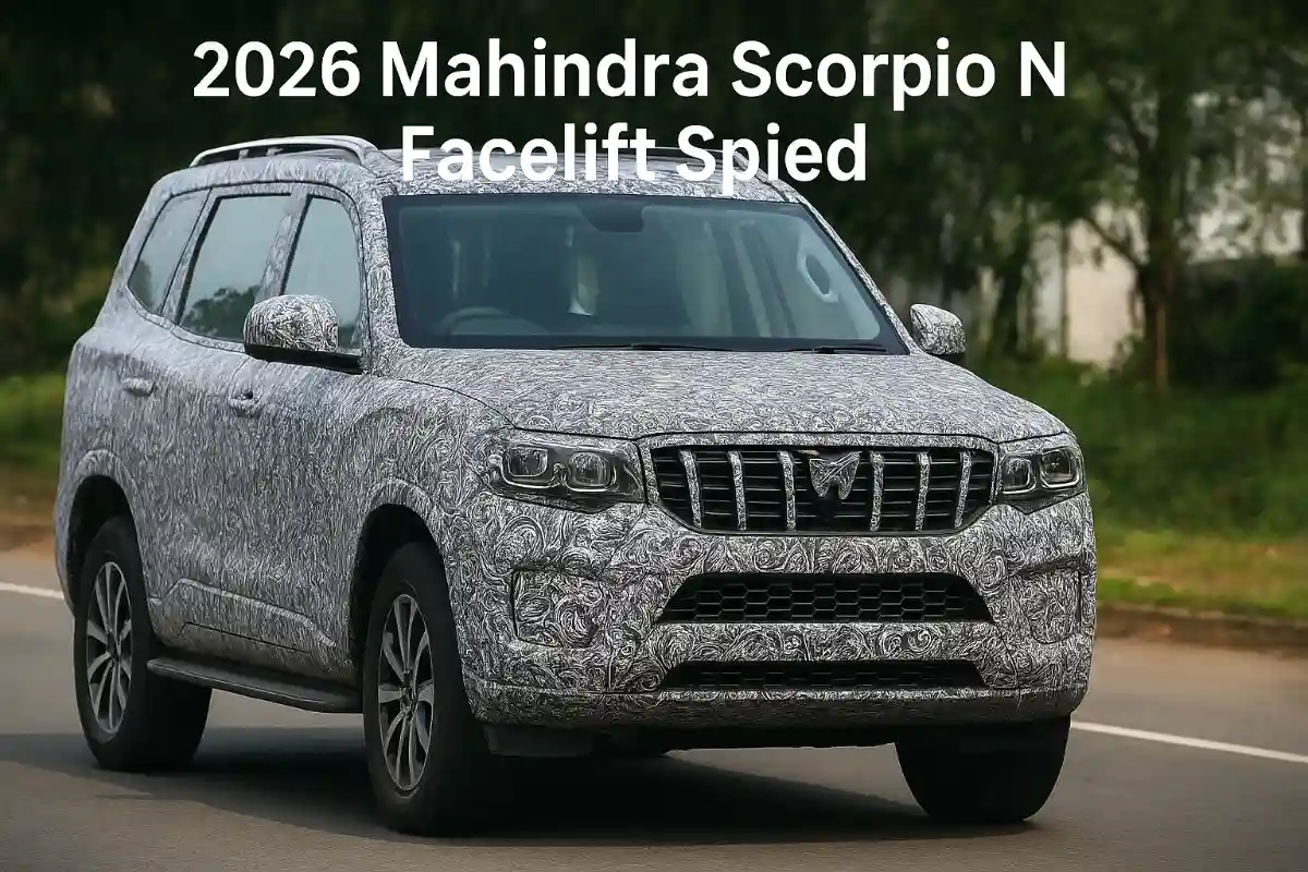 2026 Mahindra Scorpio N Facelift Spied