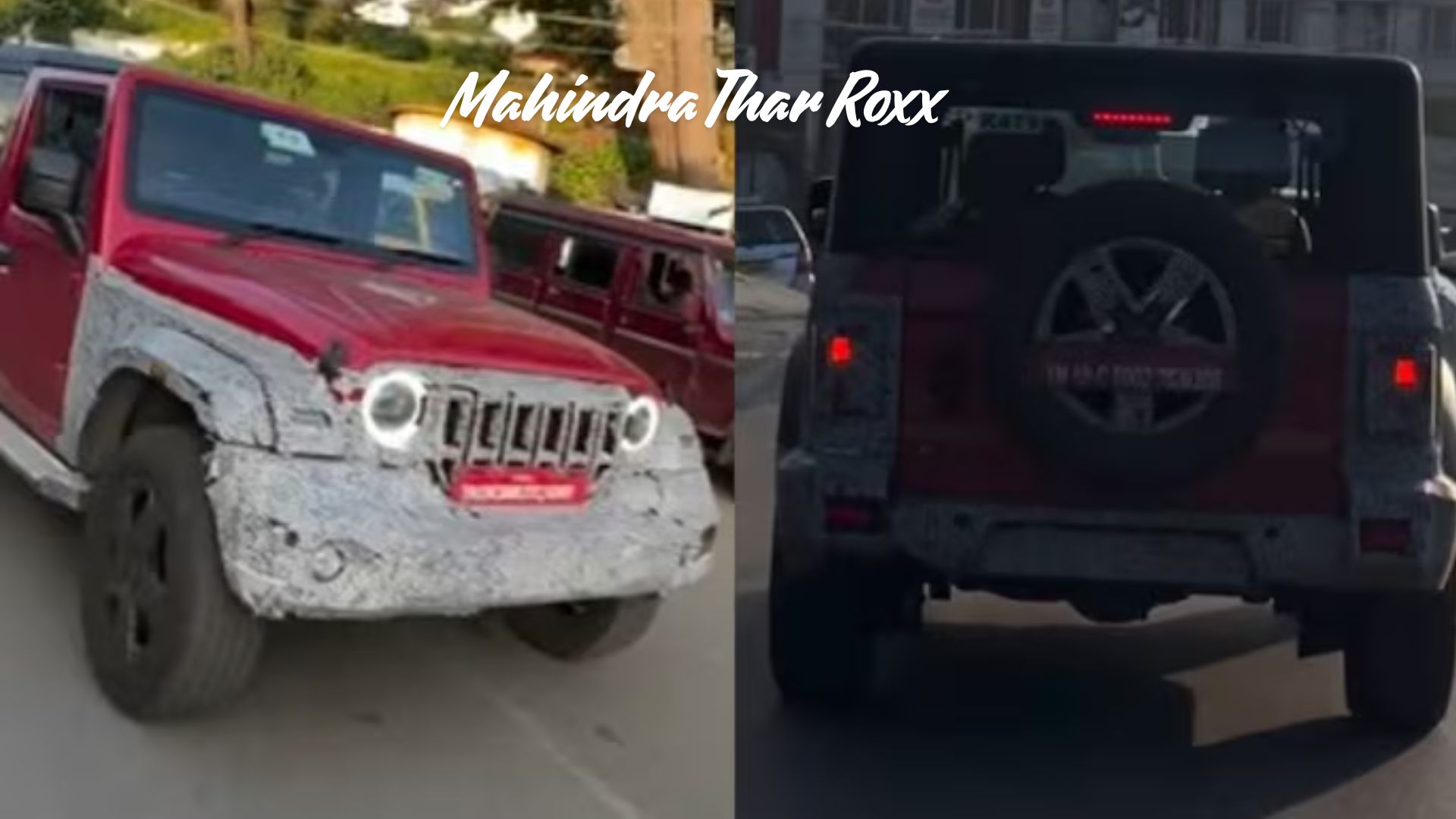 2026 Mahindra Thar Roxx Spied Testing