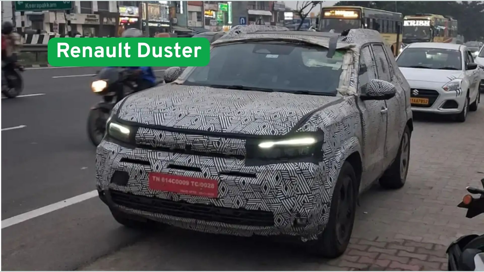 Renault Duster Spied Undisguised