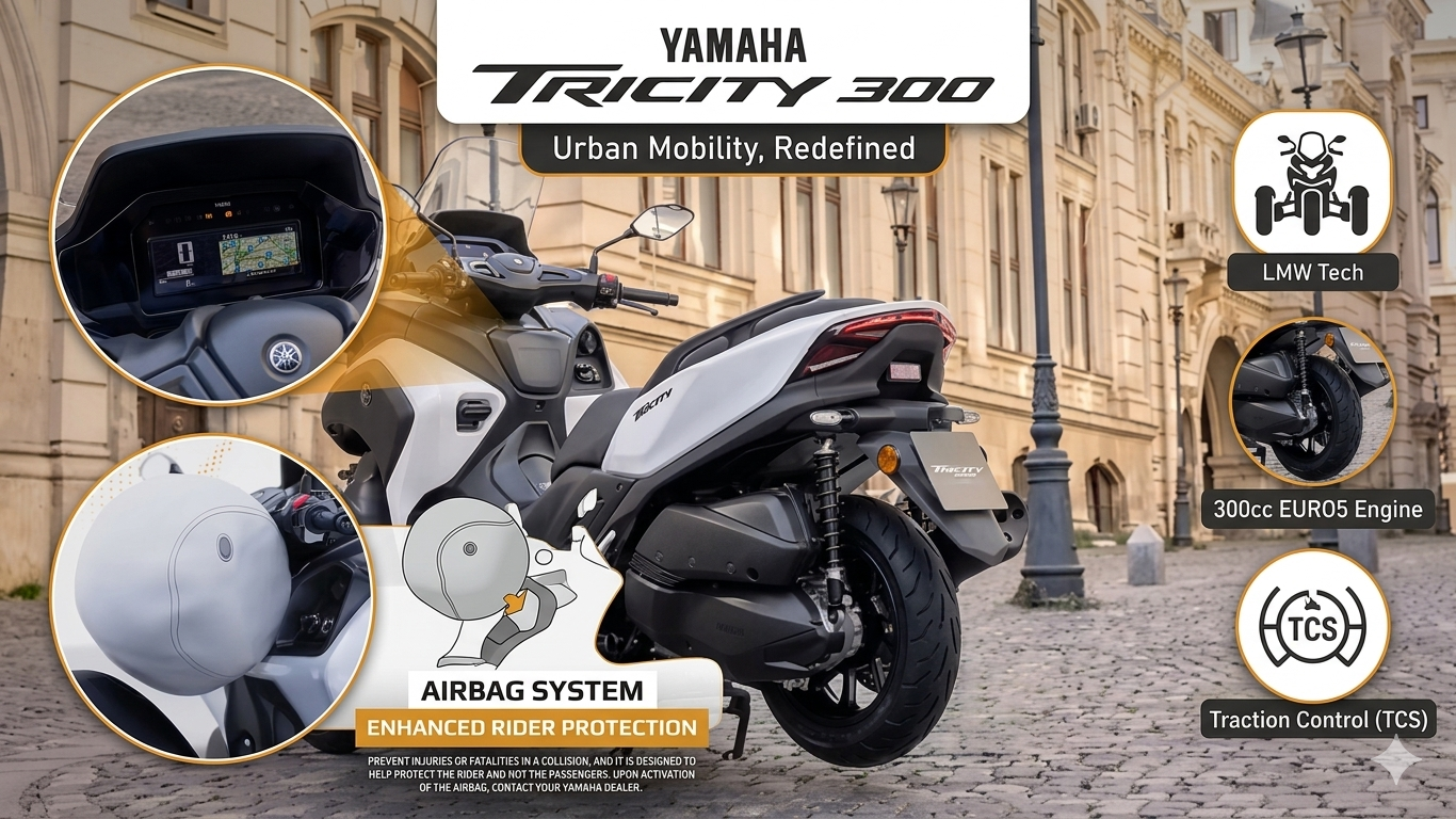 2026 Yamaha Tricity 300