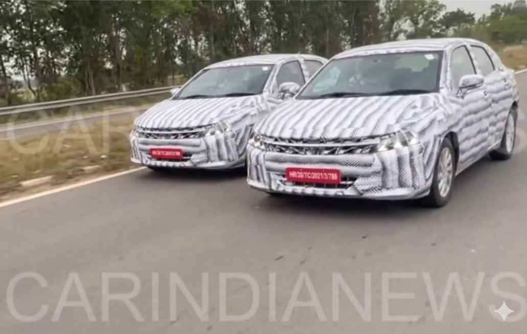 Maruti Baleno Facelift Spied