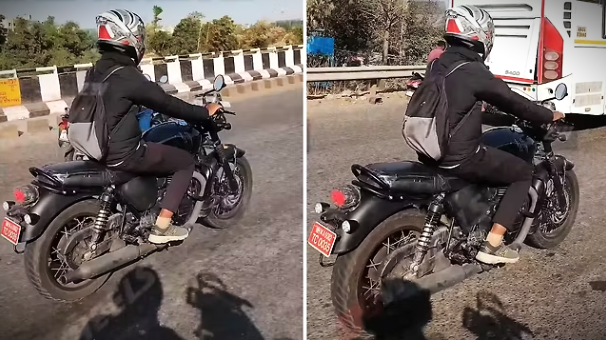 Sportier Triumph Bonneville 400 Spied