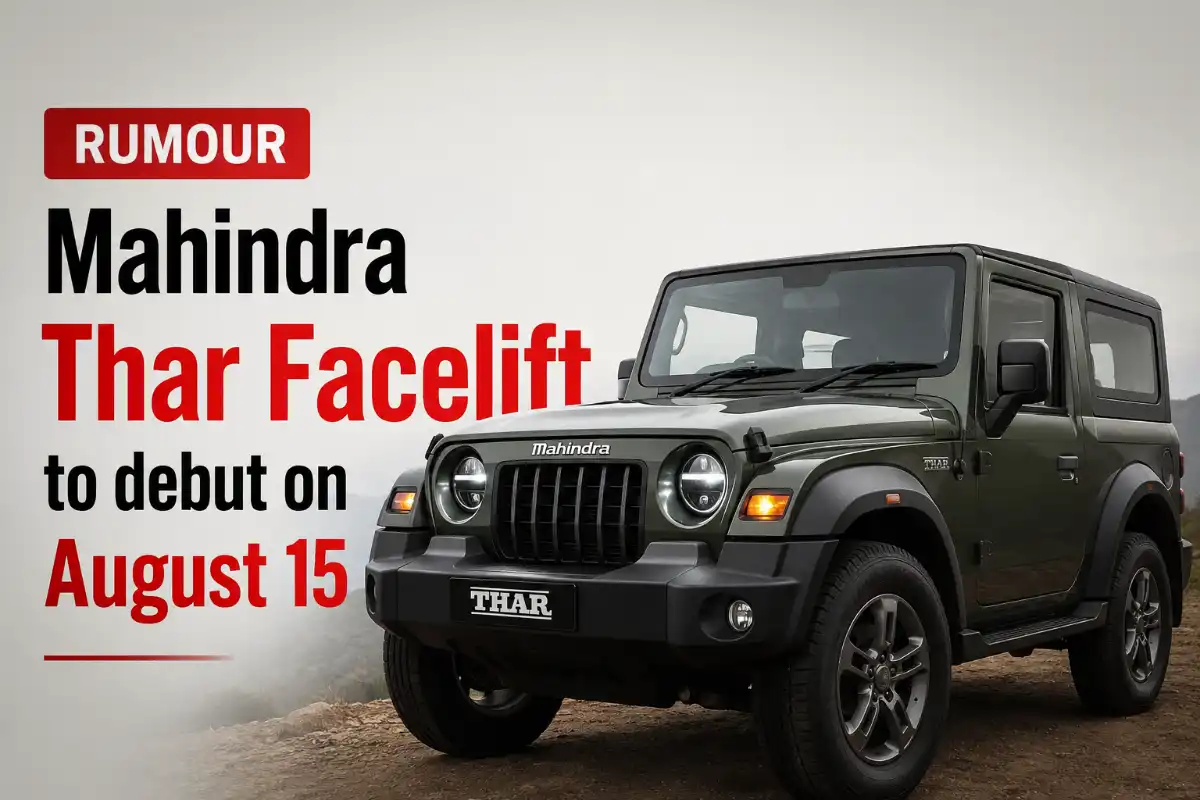 Mahindra Thar Facelift Launch