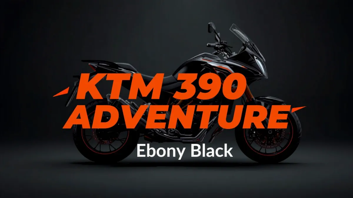 ktm 390 adventure ebony black
